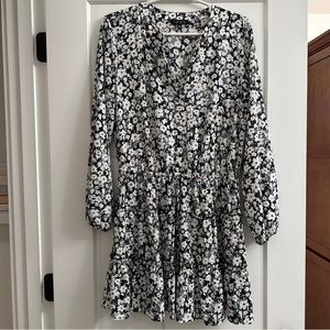 1.State Long Sleeve Floral Dress // Medium